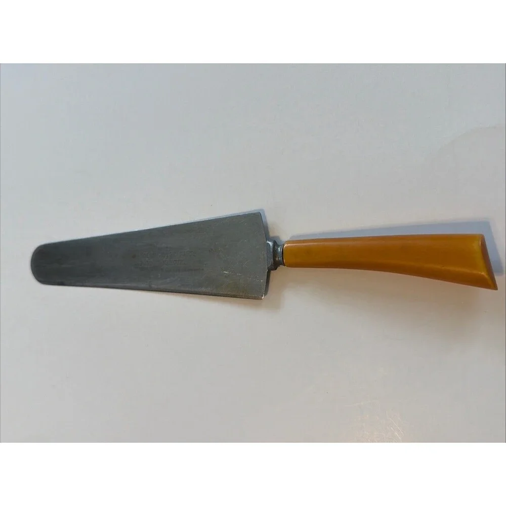 Vtg Bakelite Utensil Cake Pie Server Advertising Clusiau Motor Sale Ford Mercury